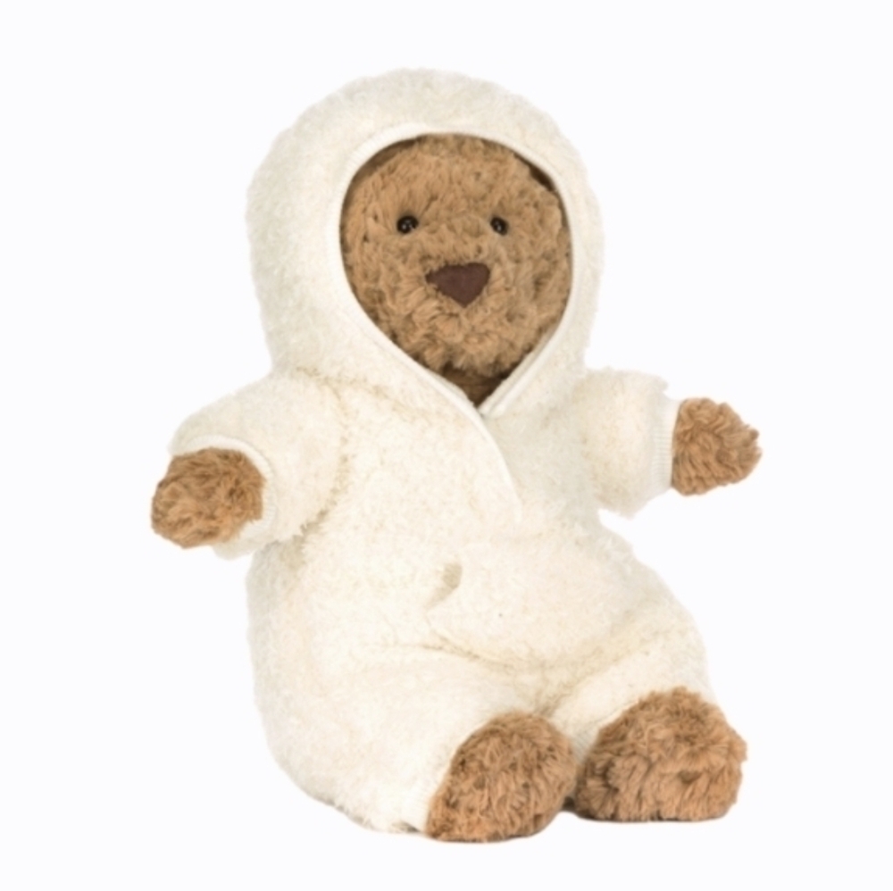 Jellycat Bartholomew Bear All-in-one Outfit 10.2x4.7x3.1" Soft & Plush BNWT Auth